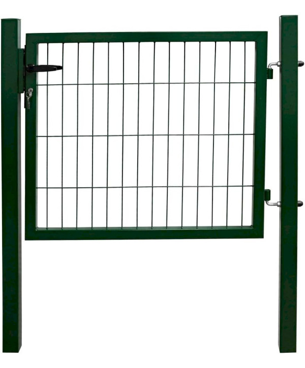 Porte Portail Jardin Cadenas Serrures Clés Galvanisé Acier 80 cm Vert