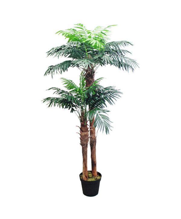 Palmier Cocotier Plante Arbre Artificielle Artificiel 170cm Bois Naturelles Decovego