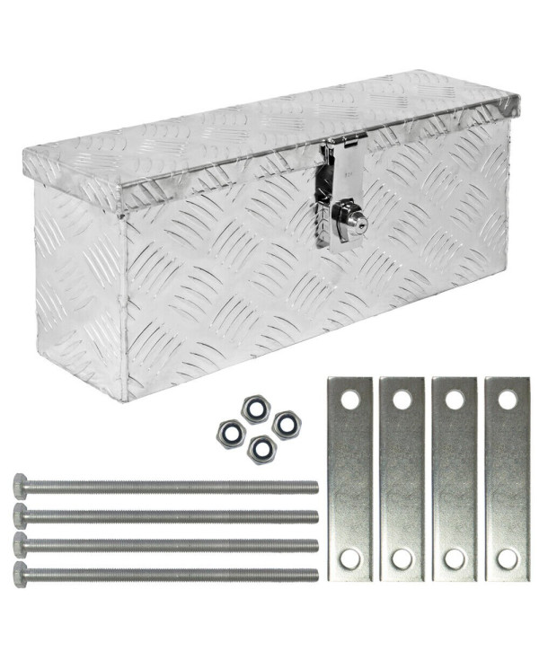 Truckbox Deichselkasten Aluminium D015 inkl.Montagesatz Deichselbox Trucky 50 x 14 x 20 cm