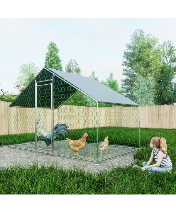 Laiham Enclos d'extérieur pour poules, canards, lapins 3x2x2m