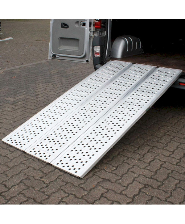 DREIBREIT by TRUTZHOLM Aluminium Auffahrrampe 3 - fach klappbar 215 cm