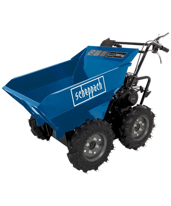 Scheppach DP 3000 Benzin-Dumper, Allradantrieb, 6.5PS - 300kg