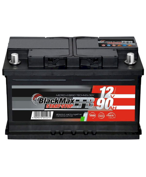 BlackMax Start-Stop EFB 12V 90Ah 900A/EN Autobatterie