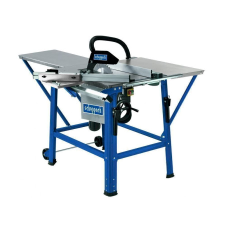 Scheppach Scie circulaire sur table lame de 315 mm avec chariot TS 310 400V, 2,8KW + 2 lames