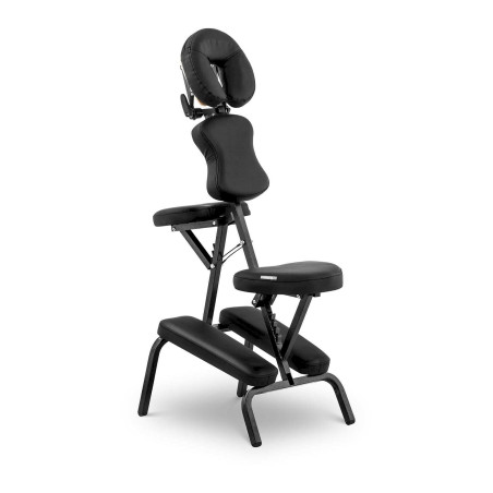 MOVIT physa Chaise de massage pliante MONTPELLIER BLACK - Couleur noire