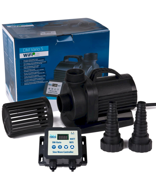 AquaForte DM Vario S 30000 regelbare Teichpumpe mit WiFi