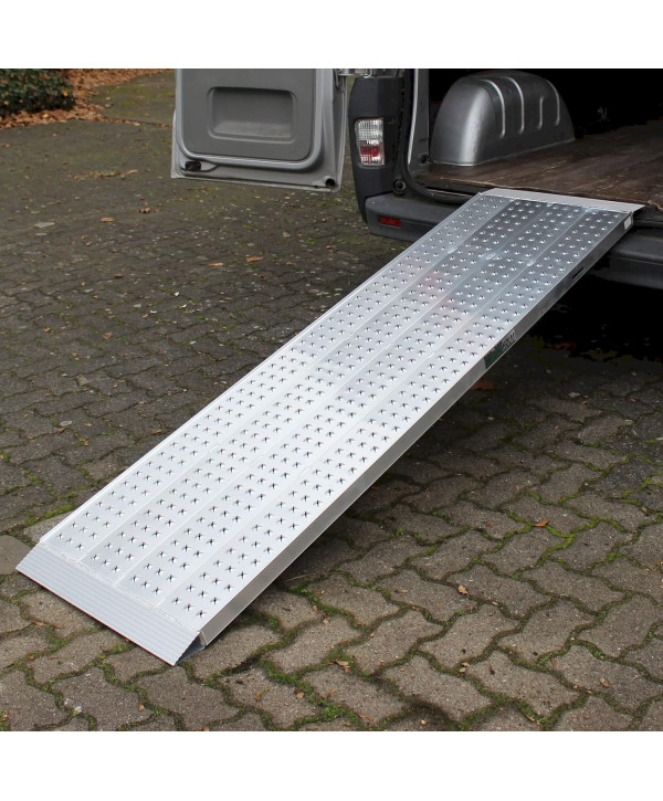 TRUTZHOLM Auffahrrampe Aluminium Auffahrrampe leichte Ausführung 200x56 cm