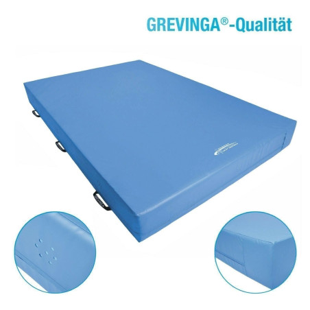 Grevinga Weichbodenmatte 200x150x25cm RG23 blau DIN EN 12503-1