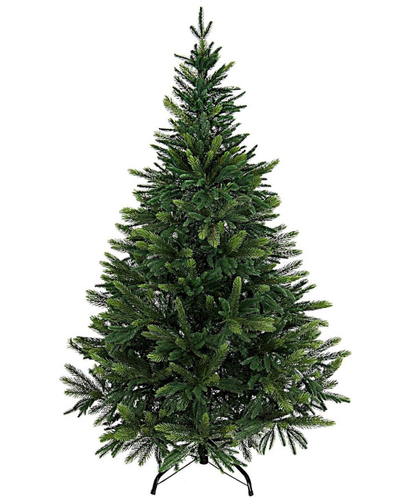 Arbre Noël Artificiel 210cm PE/PVC vert moyen/sapin