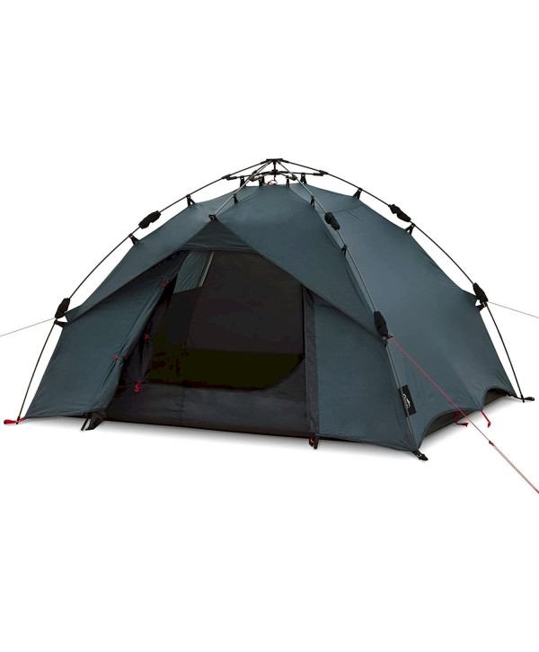 Qeedo Quick Ash 2 - 2 Personen Campingzelt Igluzelt Sekundenzelt Sharkgrey