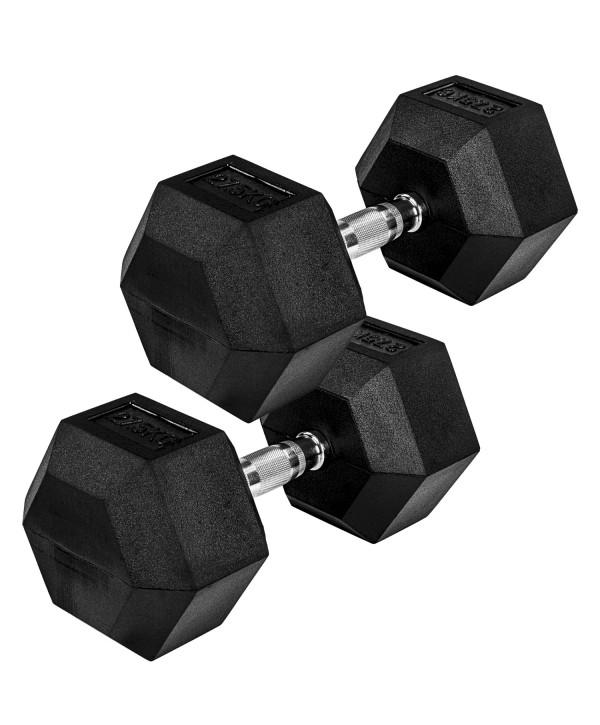 MOVIT Haltères courts hexagonal 2 x 27.5 Kg