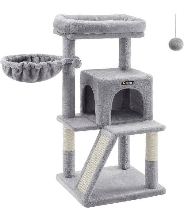 Feandrea Arbre à Chat 96 cm Gris Clair PCT51W