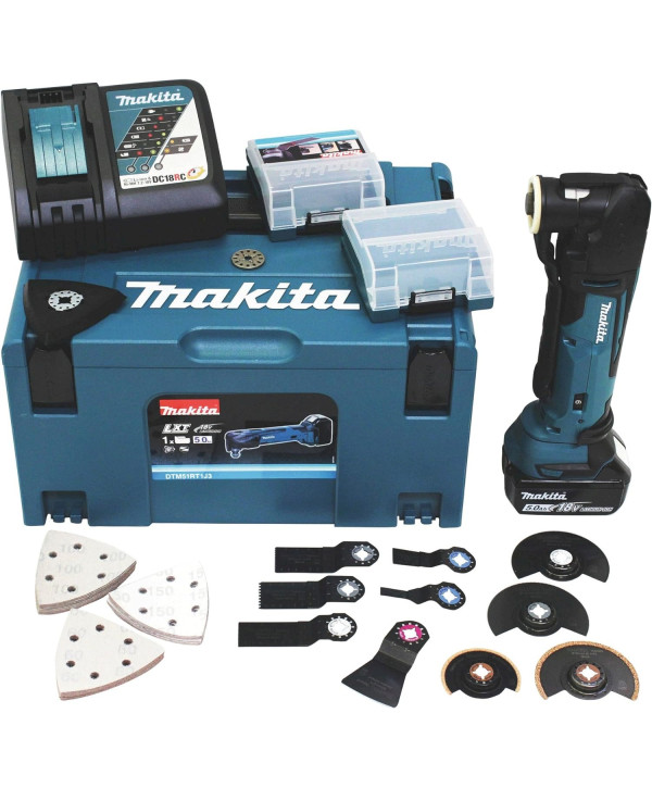 Makita DTM51RT1J3 Akku-Multifunktionswerkzeug - Komplettsatz