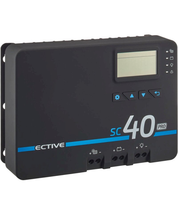 ECTIVE SC 40 Pro MPPT régulateur de charge solaire pour batteries 12V/24V 40A