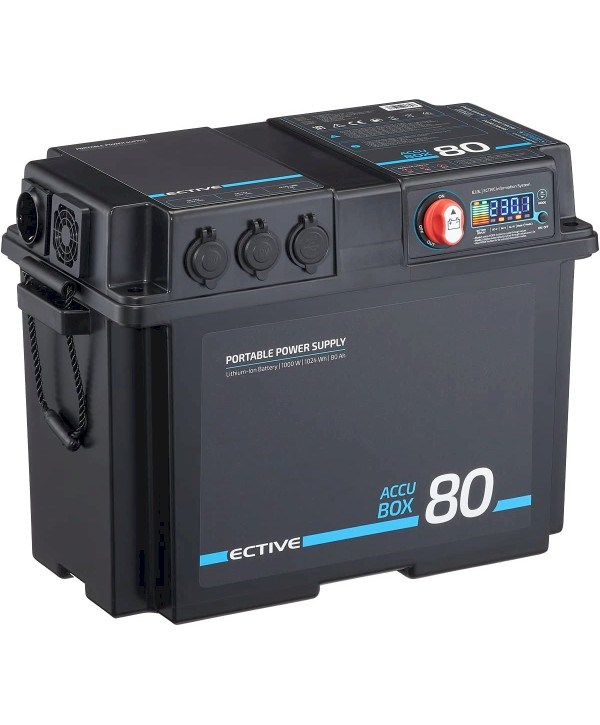 ECTIVE AccuBox 80 LiFePO4 Powerstation 1000W 1024Wh