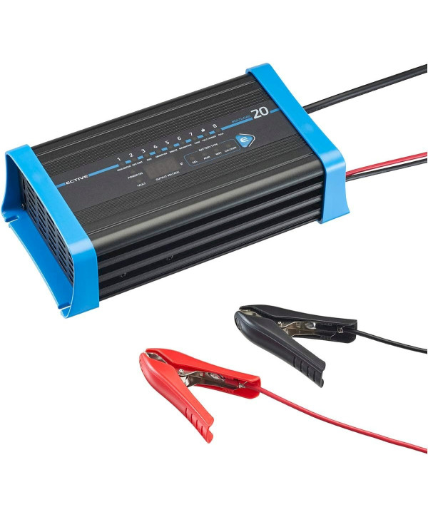 ECTIVE Multiload 20 chargeur de batterie humides/AGM/Gel/SLA 20A/12V 8-étapes