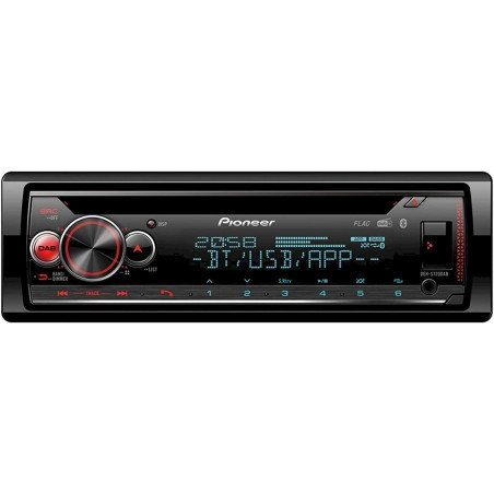 Pioneer DEH-S720DAB - 1-DIN-CD-Tuner mit DAB/DAB+, Bluetooth, RGB-Beleuchtung