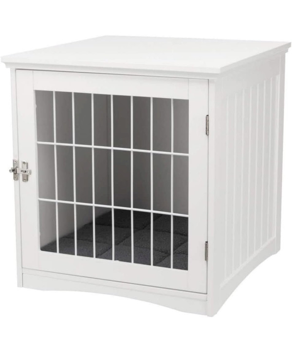 TRIXIE Home Kennel weiß Hundeschlafplatz Hundebox 48 x 51 x 51 cm