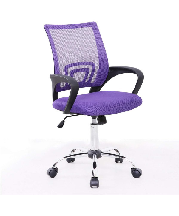 SVITA CYDNEY Chaise de bureau pivotante pour enfant Violet