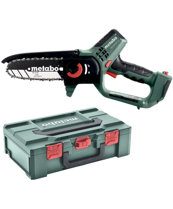 METABO Akku-Gehölzsäge MS 18 LTX 15 (600856840) + metaBOX 145 L ohne Akkupack, ohne Ladegerät