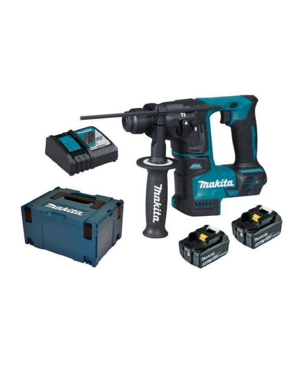 Makita DHR 171 RTJ Akku Bohrhammer brushless SDS Plus 18V 1,2 J + 2x Akkus 5,0Ah + Ladegerät im Makpac Kauf über idealo -