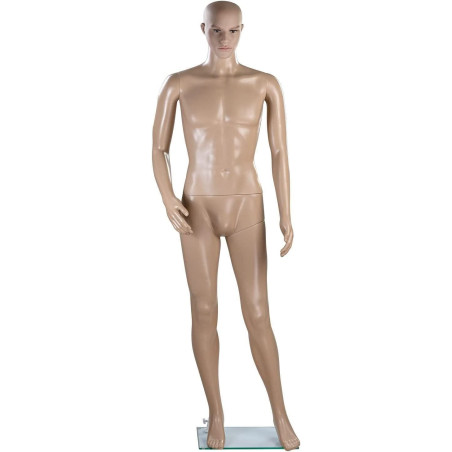 Mannequin de vitrine masculine 185 cm avec support br