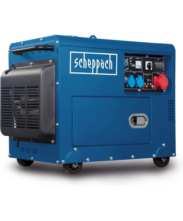 Scheppach Générateur électrique diesel SG5200D avec démarrage électrique 5000W