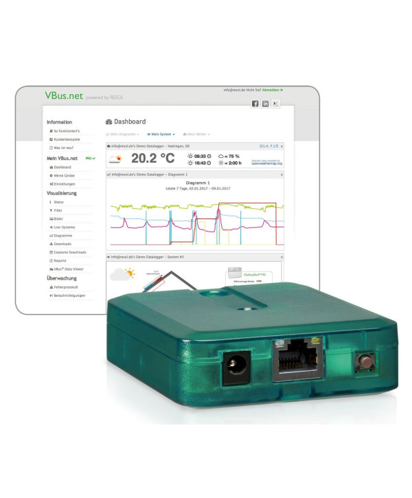 Resol KM2 module de communication pour l'accès à distance au régulateur